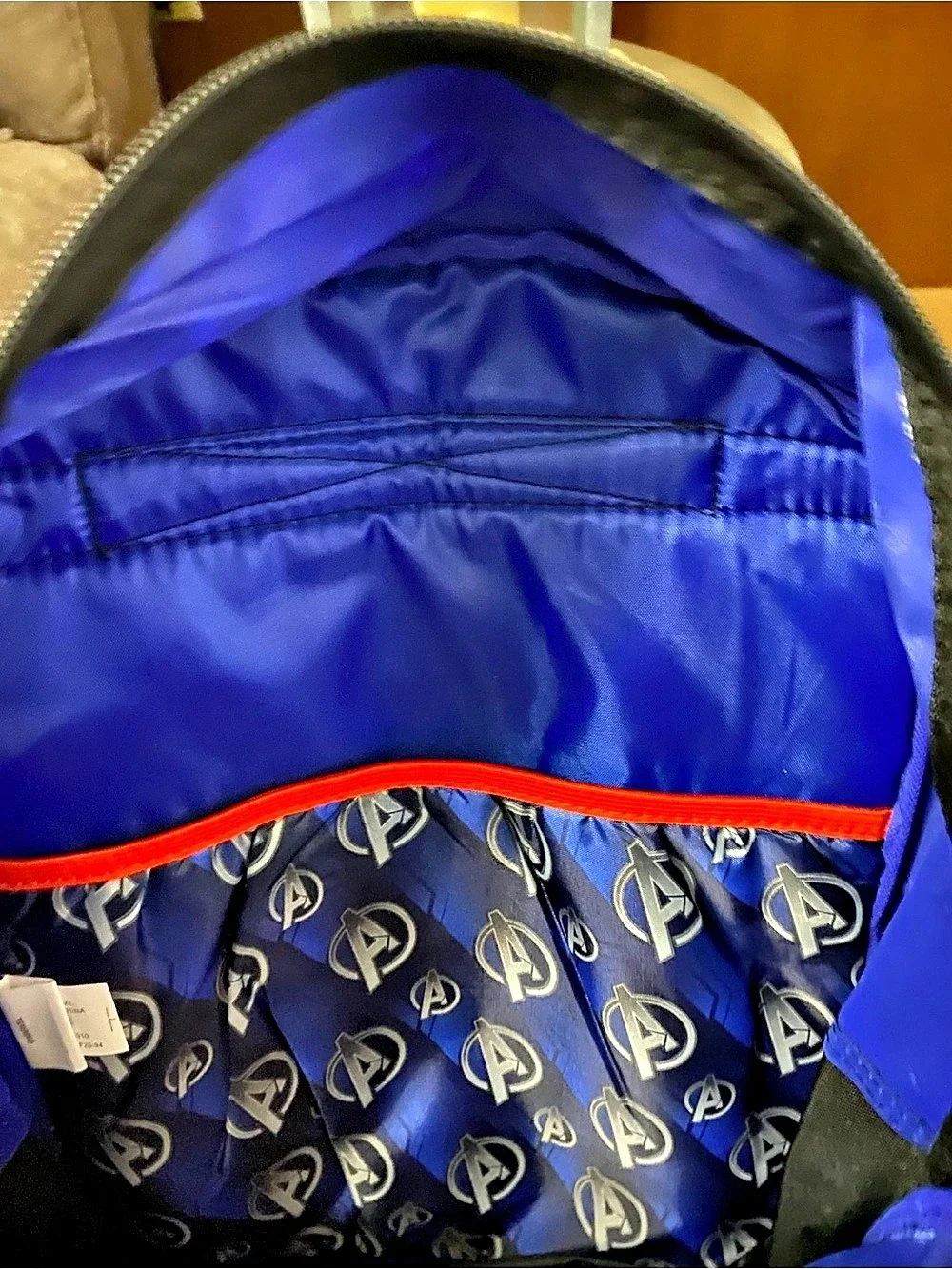 Marvel 17-inch Light up Backpack Blue, Black and Grey NWT